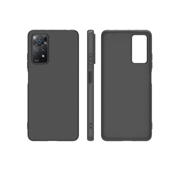 Redmi Note 11 Pro Camera Protective Back Cover for Redmi Note 11 Pro (Silicone Black)