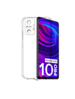 Back Cover Case for Mi Redmi Note 10 Pro/Pro Max (Flexible | TPU | Transparent)