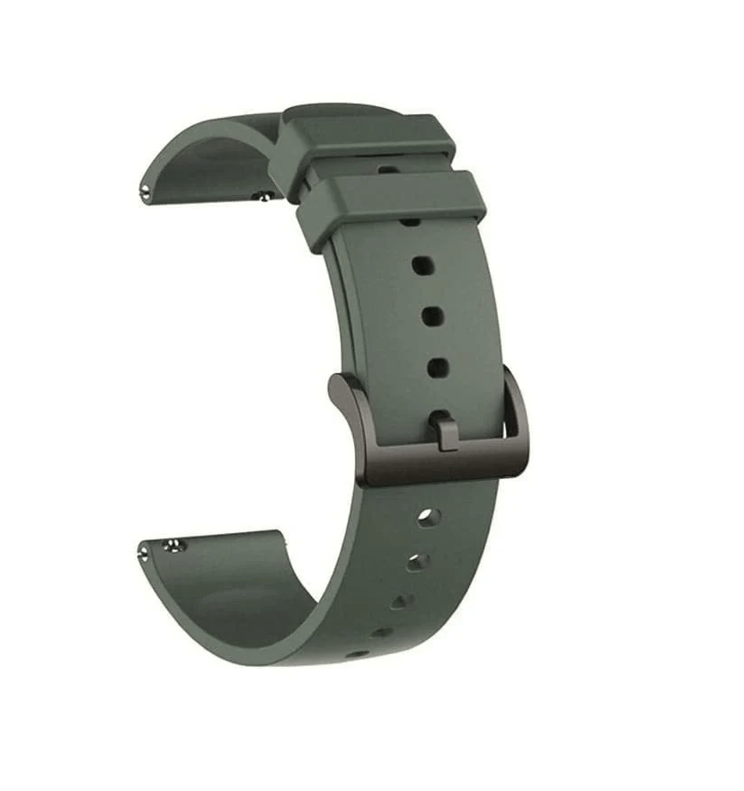 Soft Silicone Smartwatch Strap/Band with Black Metal Buckle Strap for Smartwatch