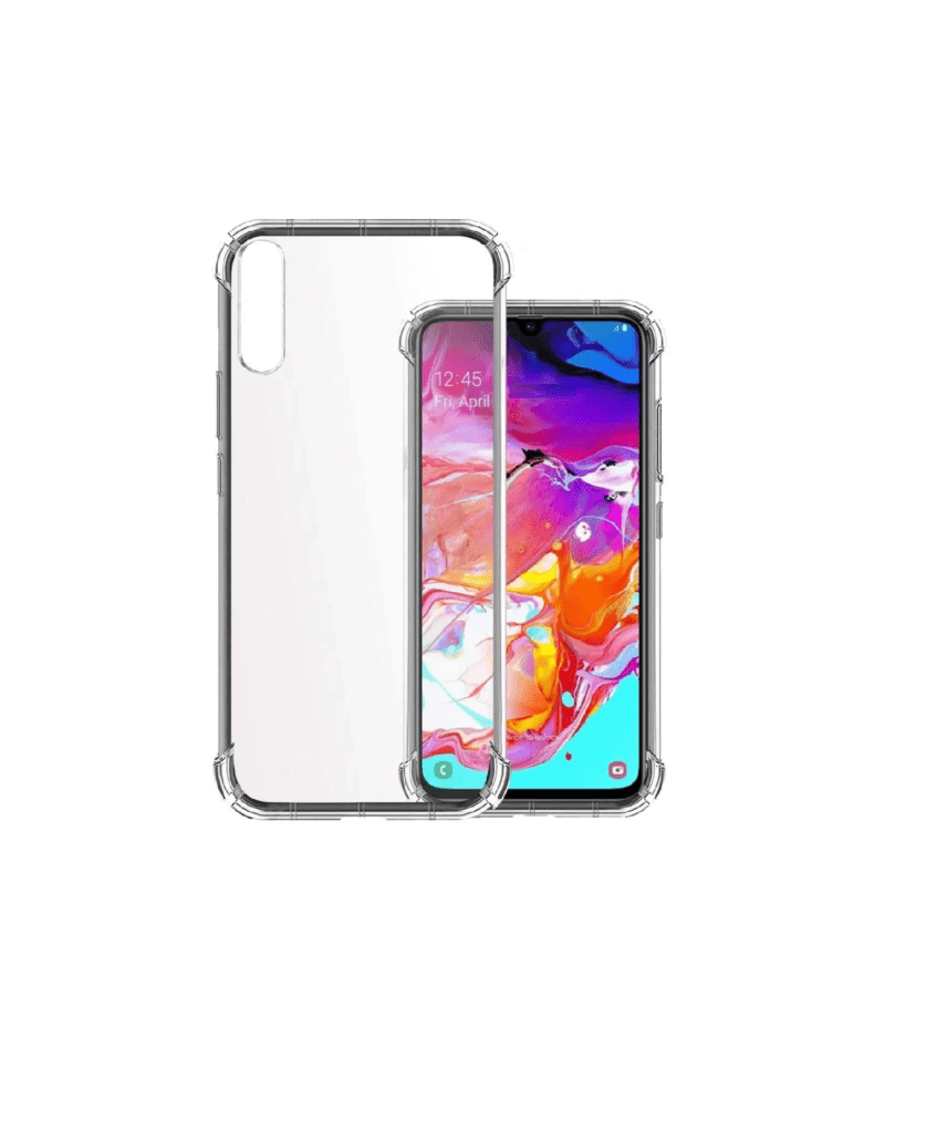 Samsung Galaxy A50 | Shockproof Flexible Protective TPU Bumper Back Case Cover for Samsung a50 - Transparent