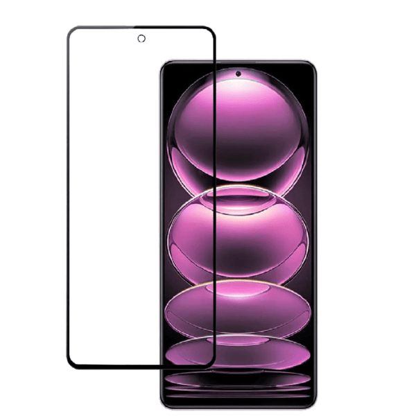 Tempered Glass Screen Guard Protector for Mi Redmi Note 12 Pro 5G / Note 12 Pro+ 5G / Note 12 Pro Plus 5G / Poco X5 Pro 5G (Edge to Edge Coverage), (Black)