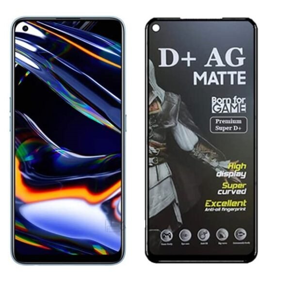 D+ Matte Tempered Glass With 18H Hardness For Realme 7 Pro | Full screen Coverage (PACK OF 1)