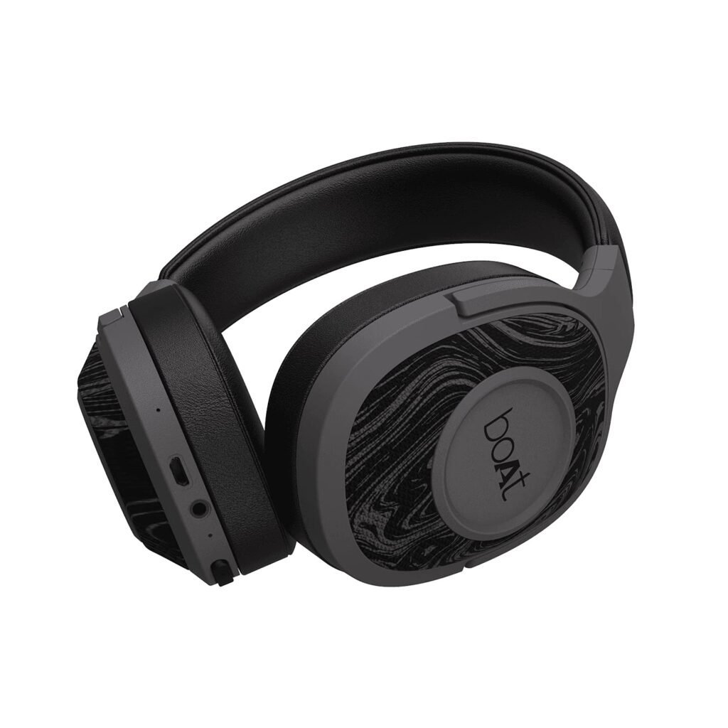 boAt Rockerz 550 Over Ear Bluetooth Headphones with Upto 20 Hours Playback, 50MM Drivers (Black)