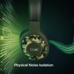 boAt Rockerz 550 Over Ear Bluetooth Headphones with Upto 20 Hours Playback, 50MM Drivers, Soft Padded Ear Cushions (Army Green)