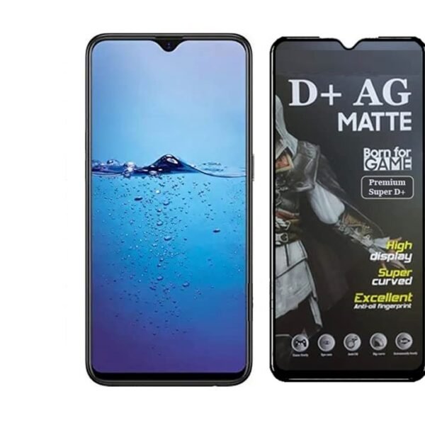 D+ Matte Tempered Glass With 18H Hardness For Oppo F9 Pro | With Free Installation Kit. Full Screen Coverage - 6.3 Inch (Pack Of 1)