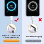 Super VOOC/Superdart Type-C 7 Pin Data Sync Fast Charging Cable Compatible for Realme Phones Upto 6.5Amp (White)