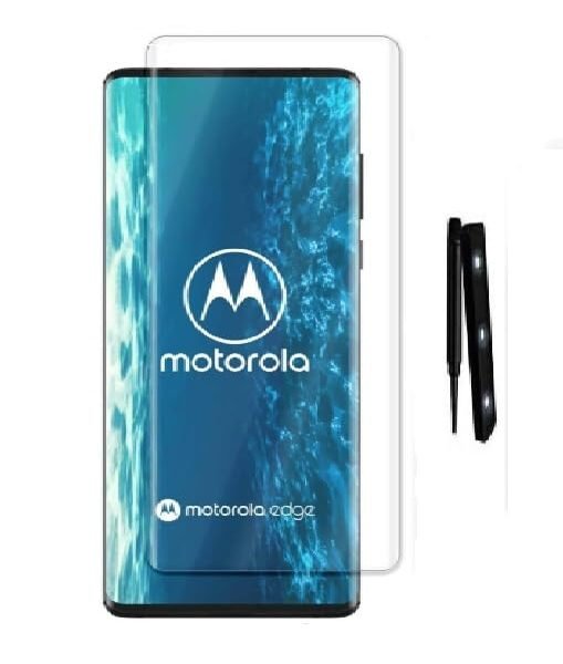 Tempered Glass Compatible with Motorola Edge 50 Fusion/Moto Edge 50 Fusion with Ultra-Clear Anti-Explosion Edge-to-Edge Coverage Screen Protector Guard