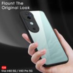 Ultra-Hybrid Shockproof Back Cover Case for Vivo V40 / V40 Pro 5G | Camera Protection Bump | Hard Back Cover Case