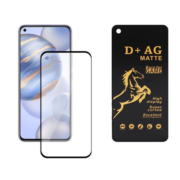 D+ Oil Resistant Anti Fingerprint Full Glue Edge to Edge Matte screen guard gaming tempered glass for Oppo F25 Pro (Pack of 2)