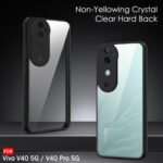 Ultra-Hybrid Shockproof Back Cover Case for Vivo V40 / V40 Pro 5G | Camera Protection Bump | Hard Back Cover Case