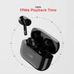 boAt Airdopes 163 in Ear Earbuds | Wireless Earbuds with Massive Playback of upto 17 Hour, IPX5 Water & Sweat Resistance, (Active Black)