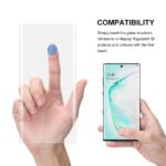 Premium Uv Tempered Glass Screen Protector Compatible For Samsung Galaxy Note 10 Plus Smartphone (Pack Of 1) With Edge To Edge Full Coverage Uv And Easy Installation Kit