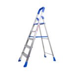 Blue Maple 5 Step Light Weight Aluminium Heavy Duty Folding Ladder