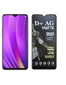 D+ Matte Tempered Glass With 18H Hardness For Realme 3 Pro Smartphone (Pack Of 1)