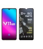 D+ Matte Tempered Glass With 18H Hardness For Vivo V11 Pro | Full screen Coverage (PACK OF 1)