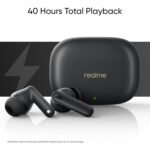 realme Buds T300 Truly Wireless in-Ear Earbuds with 30dB ANC, 360° Spatial Audio Effect, 12.4mm Dynamic Bass Boost Driver with