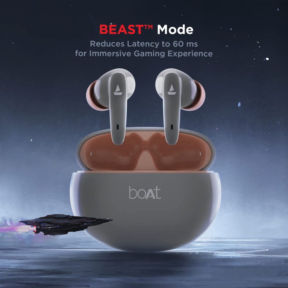 boAt Airdopes 181 in-Ear True Wireless Earbuds with ENx Tech, Beast Mode, Low Latency Upto 60ms, ASAP Charge, 20H Playtime, (3 color options)