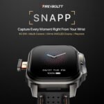 Fire-Boltt Snapp Smart Watch, Selfie Camera, 4G Nano-SIM Slot, 54.1mm AMOLED Display, Play Store- Unlimited apps, 1000mAh Battery, 2GB/4GB RAM + 16GB/64GB ROM (Black Storm)