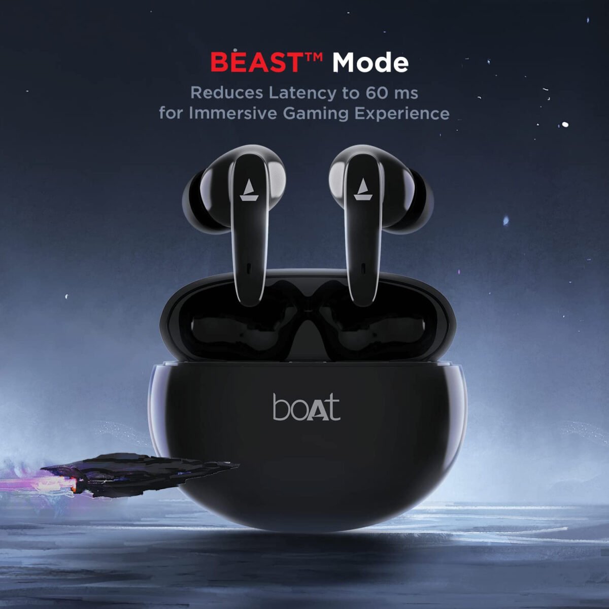 boAt Airdopes 181 in-Ear True Wireless Earbuds with ENx Tech, Beast Mode, Low Latency Upto 60ms, ASAP Charge, 20H Playtime, (3 color options)