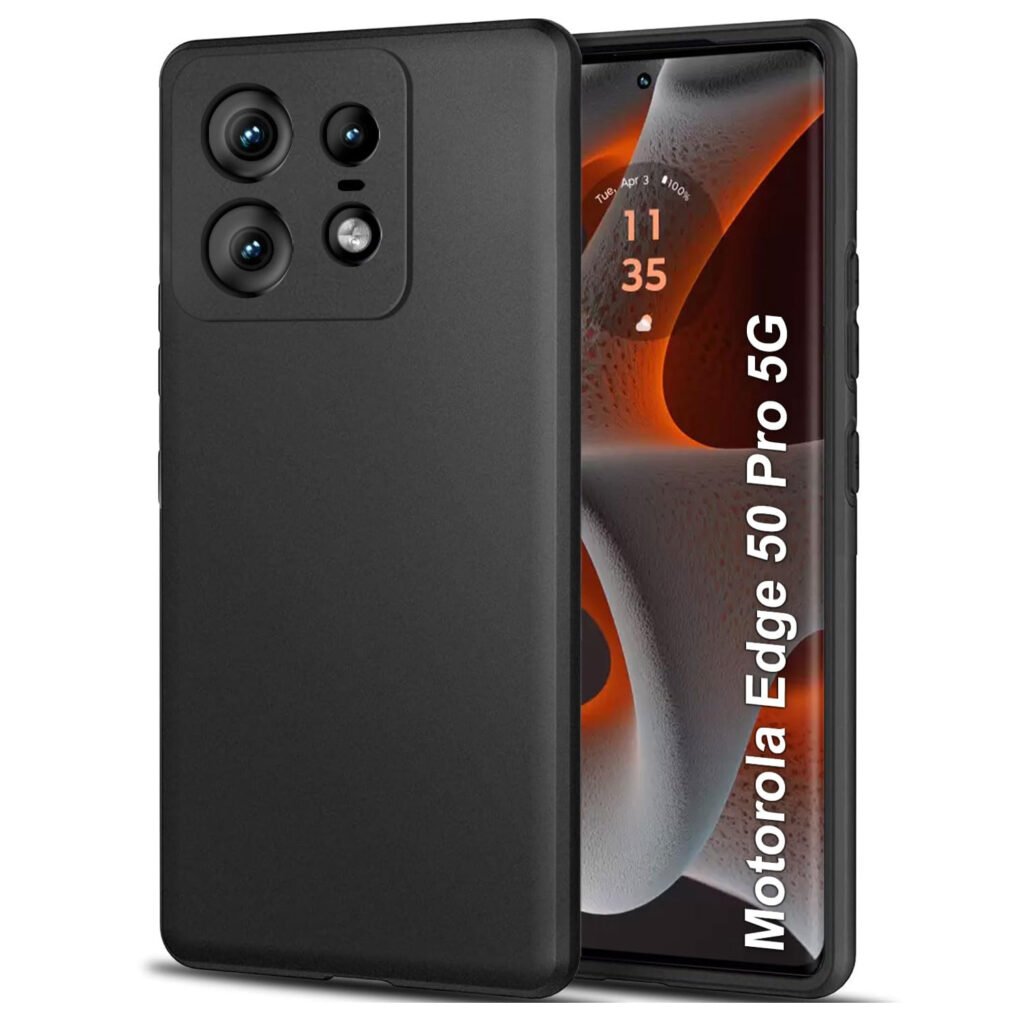 Sleek Back Cover Case for Motorola Moto Edge 50 Pro 5G | Slim Fit Protective Design | Ultra Matte Finish | Camera