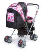 LuvLap Baby Stroller/Pram for 0 to 3 Years,Lightweight, Adjustable backrest, 360° Swivel (18218) Multicolor