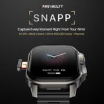 Fire-Boltt Snapp Smart Watch, Selfie Camera, 4G Nano-SIM Slot, 54.1mm AMOLED Display, Play Store- Unlimited apps, 1000mAh Battery, 2GB/4GB RAM + 16GB/64GB ROM (Jet Black Luxe)