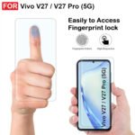 Vivo V27 Pro/Vivo V27 (5G) UV Tempered Glass | Screen Protector Full HD Quality UV Tempered Glass Edge to Edge Screen