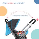 LuvLap Baby Stroller/Pram for 0 to 3 Years, New Born/Toddler/Kid, 5 Point Safety Harness, Adjustable backrest, 360°