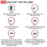 Vivo V27 Pro/Vivo V27 (5G) UV Tempered Glass | Screen Protector Full HD Quality UV Tempered Glass Edge to Edge Screen