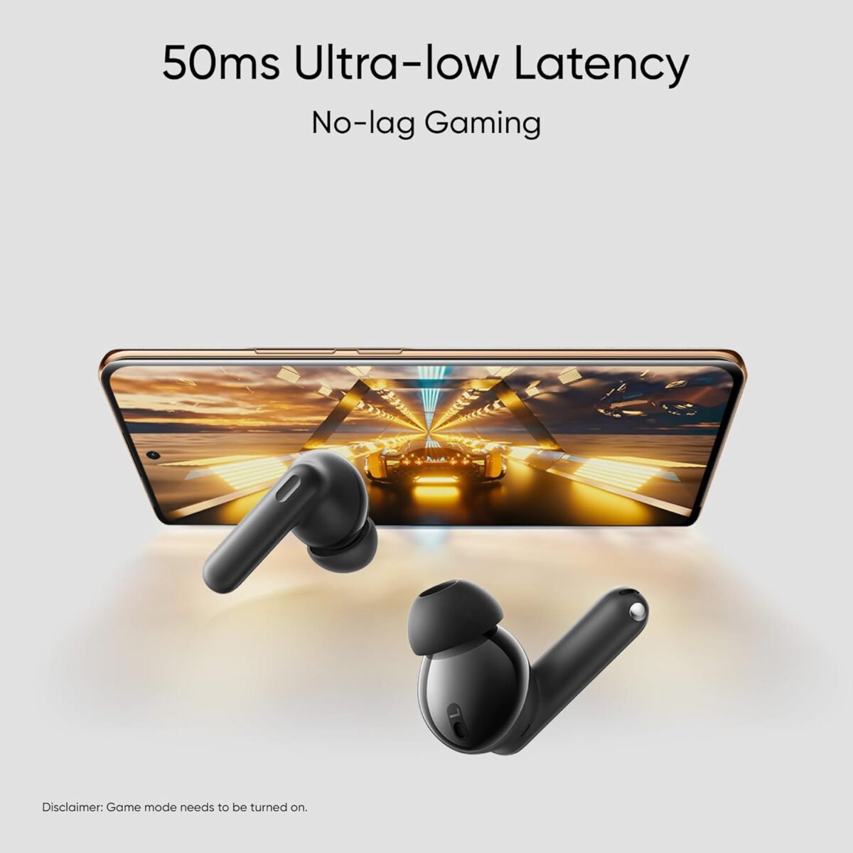 realme Buds T300 TWS earbuds with 40H Play time,30dB ANC, 360° Spatial Audio with Dolby Atmos, 12.4 mm Dynamic Bass Boost