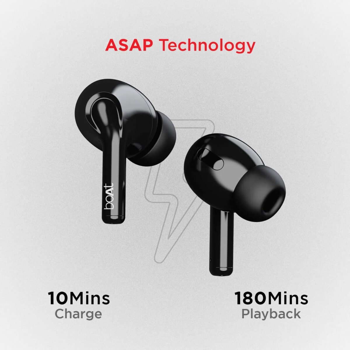 boAt Airdopes 163 in Ear Earbuds | Wireless Earbuds with Massive Playback of upto 17 Hour, IPX5 Water & Sweat Resistance, (Active Black)