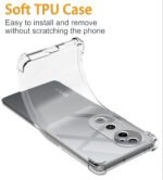 Back Cover for Perfect Fitting Transparent Bumper Side Protection Back Cover for Vivo V40 / Vivo V40 Pro -Transparent