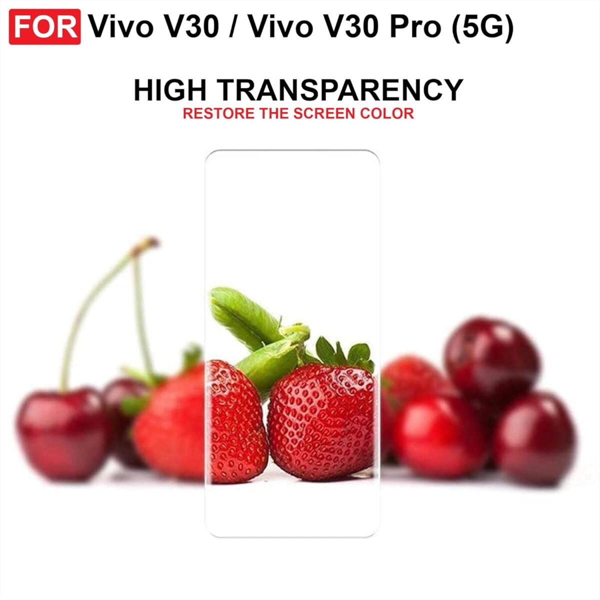 Vivo V30 / Vivo V30 Pro (5G) UV Tempered Glass | Screen Protector Full HD Quality UV Tempered Glass Edge to Edge Screen