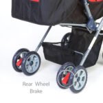 LuvLap Baby Stroller/Pram for 0 to 3 Years, New Born/Toddler/Kid, Lightweight, Adjustable Backrest, 360? Swivel Wheel,