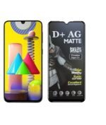 D+ Matte Tempered Glass With 18H Hardness For Samsung Galaxy M31 | Full screen Coverage (PACK OF 1)