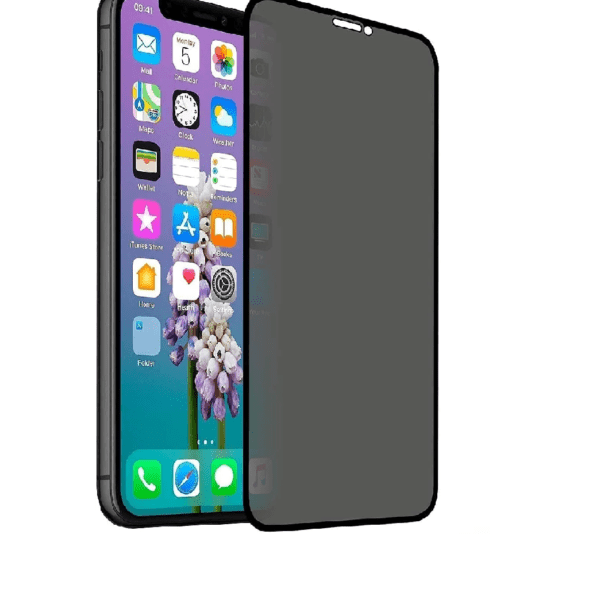 privacy tempered glass screen protector for iphone 11 (6.1') | anti-fingerprint | bubble-free | anti-scratch | guard edge to edge - 1 Pack