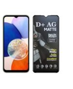 D+ Matte Tempered Glass With 18H Hardness For Samsung Galaxy A14 5G (Pack Of 1)