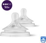 Philips Avent Natural Response Teat for 1 Month+ Babies SCY963/02- Twin Pack ‎(1 - 3 months)