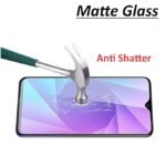 Matte Finish Flexible Tempered Glass Screen Scratch Protector for Vivo Y91 (6.22-inch) (Pack Of 1)