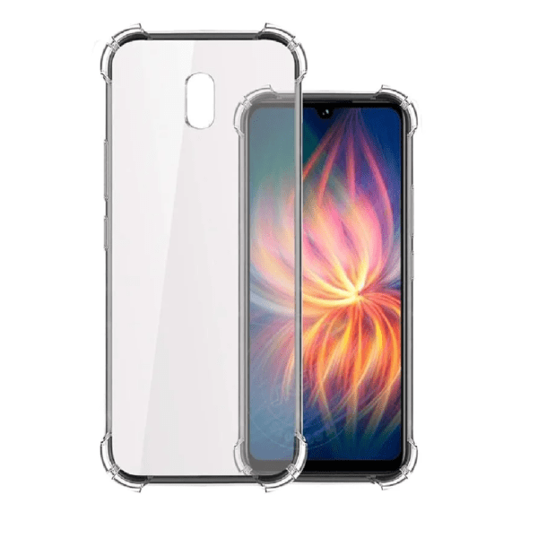 Redmi 8a - Soft Silicone Shockproof Bumper Case Back Cover in Transparent[Air Cushion Technology]-for Mi 8A