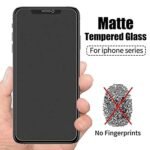 Gaming Tempered AG Matte (D+ AG) Edge to Edge Full Glue Case-friendly Tempered Glass for Apple iPhone X | 9H Hardness| Curved Edges-Black (Pack Of 1)