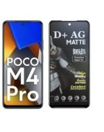 D+ Matte Tempered Glass With 18H Hardness For Poco M4 Pro 4G Smartphone (Pack Of 1)