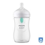 Philips Avent Natural Response Baby Bottle - 260ml Baby Milk Bottle with AirFree Vent, BPA Free for Newborn Babies Aged 1 Months+ (Model SCY673/01)