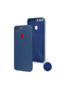 Back Cover Case for Oppo A5 | Oppo A5s (Matte Finish Silicone with Inside Fiber Cloth |Blue)