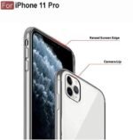 JBL iPhone 11 Pro Clear Case | Soft Flexible Slim-Fit | Full Body 360 Protection Shock Proof TPU Back Cover (Transparent)