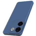 Back Cover for iQOO Z9s Pro 5G / Vivo T3 Pro 5G | Matte Soft Silicon Flexible | Camera Bump Protection | Shock Proof Rubberised Back Case Cover for iQOO Z9s Pro 5G / Vivo T3 Pro 5G (Blue)