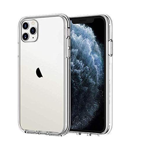 JBL iPhone 11 Pro Clear Case | Soft Flexible Slim-Fit | Full Body 360 Protection Shock Proof TPU Back Cover (Transparent)