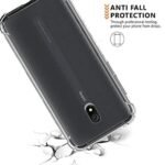 Redmi 8a - Soft Silicone Shockproof Bumper Case Back Cover in Transparent[Air Cushion Technology]-for Mi 8A