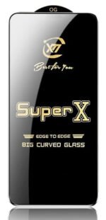 Super X Designed for OnePlus 8 Screen Protector Tempered Glass Guard - (Pack of 2)