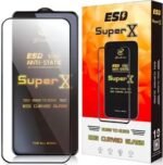 Premium Edge to Edge Super X Tempered Glass Screen Protector for Realme X7 Max  (Black) Pack of2